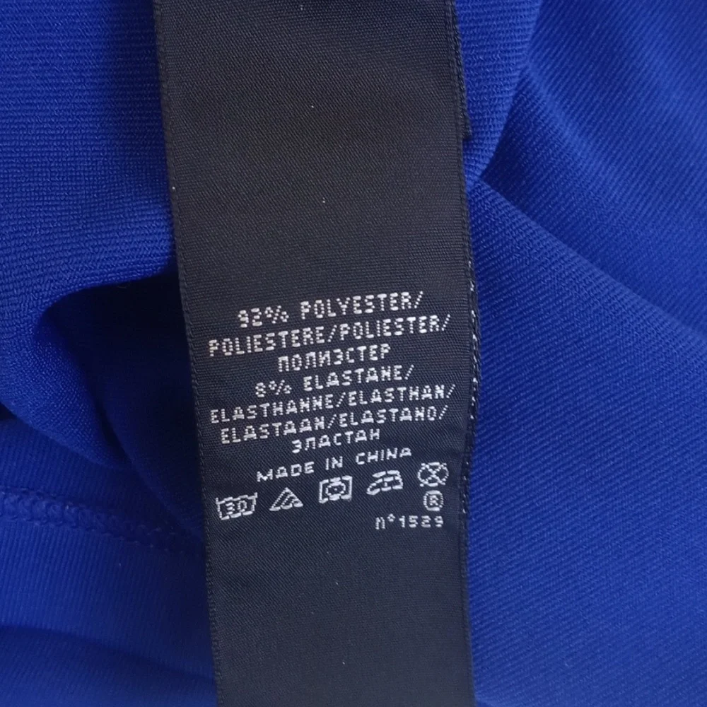 Men's RLX Ralph Lauren Royal Blue & White Short Sleeve Casual Golf Shirt XL